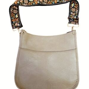 Viva Terry Vegan Leather Crossbody Fashion Shoulder Bag Purse with Adjustable